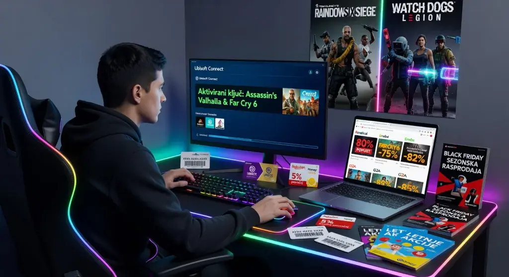 Kako bezbedno kupiti i aktivirati igre na Uplay sa maksimalnim popustima