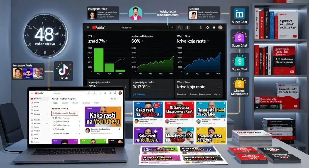Kako optimizovati i unaprediti vaš YouTube kanal: Kompletan vodič za prodaju, promociju i monetizaciju